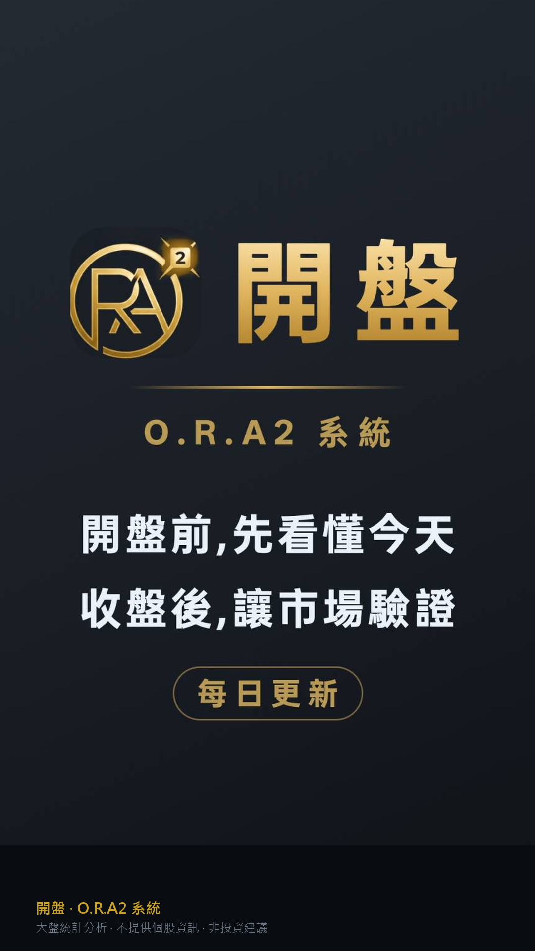 首頁 —— 當日大盤判斷